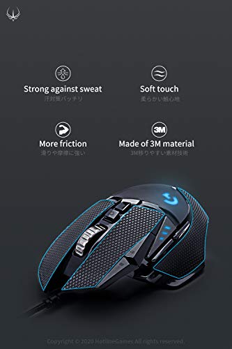 Image of [Grip Upgrade] Hotline Games 2.0 Plus Mouse Anti-slip Tape for Glorious Model D Gaming Mouse, Mouse Grip Tape, Professional Mouse Upgrade Kit, Cut to Size, Easy to Use