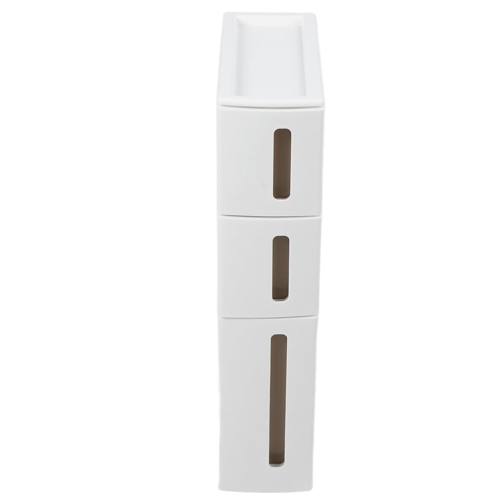 Armoire de Rangement étroite, 5,5 Pouces en PP étroit et Mince, Armoire de Rangement de Salle de Bain avec 3 tiroirs coulissants pour Salon, Cuisine, Toilettes