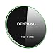 Fastest Wireless Charger, OthoKing[7.5W] 1.5X Faster Wireless Charger for iPhone X/8/Plus,[10W] 2X Faster Wireless Charging Pad for Samsung S9/Plus/Note8/S8/Plus,5W for All Qi Phones(NO AC Adapter)