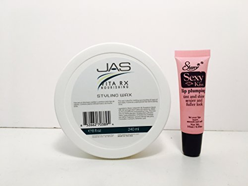 JAS Vita RX Nourishing Nutriwax 4 Oz  Free Starry Sexy Kiss Lip Plumping 10 Ml  (Pack of 1)