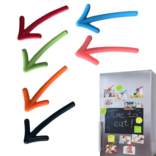 Aimants de réfrigérateur – Aimants décoratifs en Forme de Pointe de flèche – Autocollant coloré pour école, Salle de Classe, Cuisine, Voiture, Filles, Enseignants, Adultes