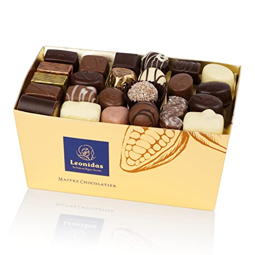 Leonidas Pralinen by ePralinchen - gemischter Ballotin ohne Alkohol 500g - belgische Pralinen aus 100% Kakaobutter - ohne Palmöl - Süßigkeiten-Geschenk für Frauen und Männer Cover