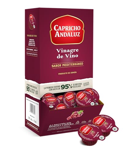 CAPRICHO ANDALUZ Vinagre de vino 8º Expositor 168 uds. x 10ml