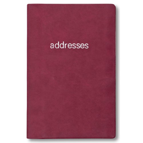 PlanAhead Telephone and Address Book; Large Print; Smooth Cover; Assorted Colors