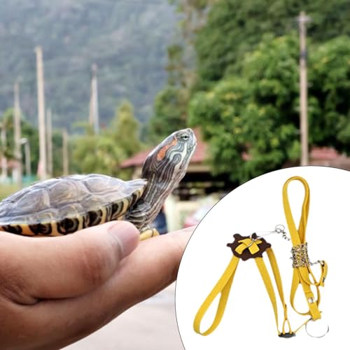 Image of BNF Reptile Harness Leash Adjustable Tortoise Harness for Outdoor Walking Lizards