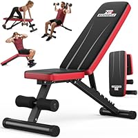 Nicepeople Adjustable Weight Bench with 8 Backrests (660LBS Capacity) only .49: eDeal Info