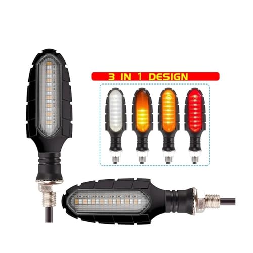 Clignotant de moto double face LED étanche pour feu de circulation diurne - 3