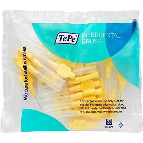 TePeInterdental Brushes X-Soft Light Yellow 0.7 mm Pack of 25