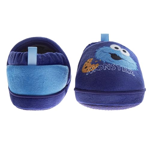Sesame Street Slippers for Girls and Boys - Elmo Cookie Monster Abby Big Bird Oscar the Grouch Slipper House Sandals (sizes: 5-10 Toddler / 11-1 Little Kids)3