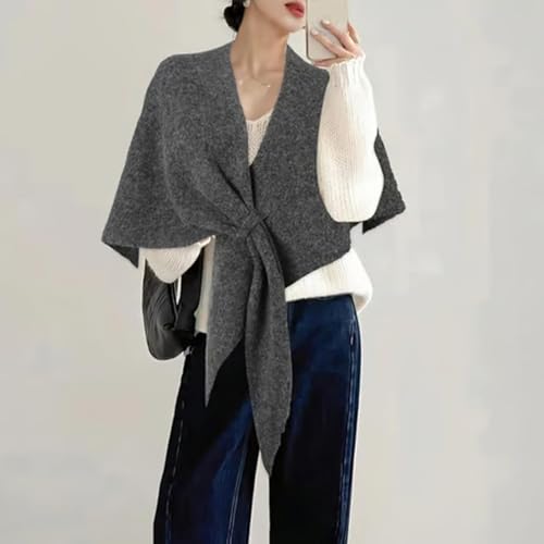 Abundantal Scarf, Shawl Wraps For Women,Shawl Wraps Women Knitted Shawls Wrap Cardigan Cape Wool Cashmere Shoulder Tops3