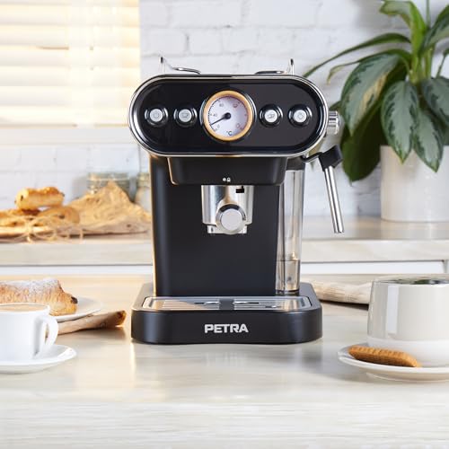 Cafetera espresso compatible con cápsulas de 30/54mm y café molido 6