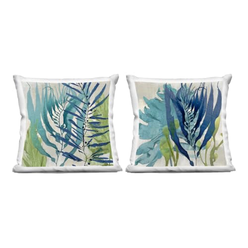 Image of Stupell Industries | Nautical Seaweed Grass Layered, 18 x 18 Each