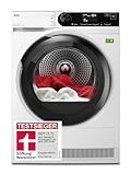 AEG Wärmepumpentrockner 8kg, Testsieger der Stiftung Warentest 2025, neue Energiekl. B, Serie 8000 AbsoluteCare Wolle- & Seidetrocknung, Reversierautomatik für Knitterschutz, Innenbeleuchtung TR8AMZ78