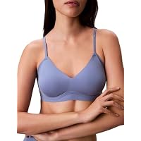 Calvin Klein Invisibles Gel Wire Lightly Lined Bralette (Blue Tulip)