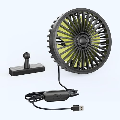 Ventilateurs magnétiques pour voiturette de golf 12V orientables - 2