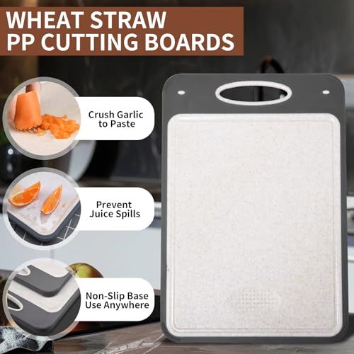 Titanium Cutting Boards for Kitchen - Katuchef Non Toxic Double Sided Metal for Meat/Fish - image 5