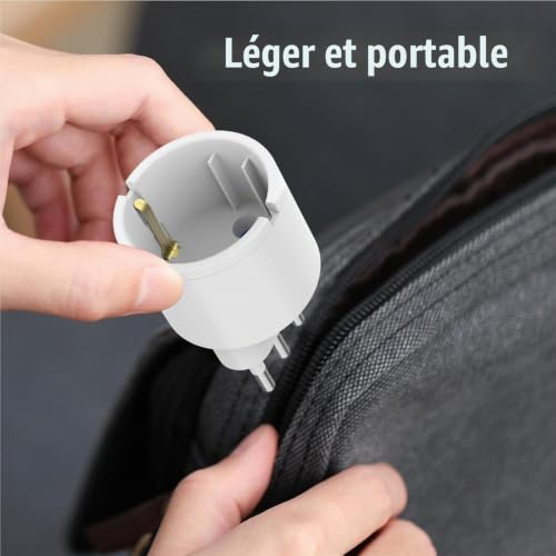 Lot de 3 adaptateurs de voyage Italie, Allemagne vers l'Italie, prise type L pour Chili, Maldives, Uruguay – vue 7