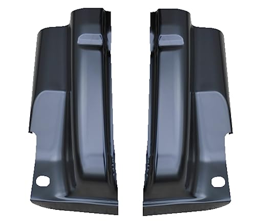 KEYPART 09-14 Ford F150 Crew Cab Stainless Steel Corner Panel, Black