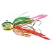 Produktbild Dioche Angelköder, 3D Augen Tintenfisch Blei Kopf Angelköder Köder Mit Silikon Rock Salzwasser Angeln Swimbaits(Dunkelgrün)