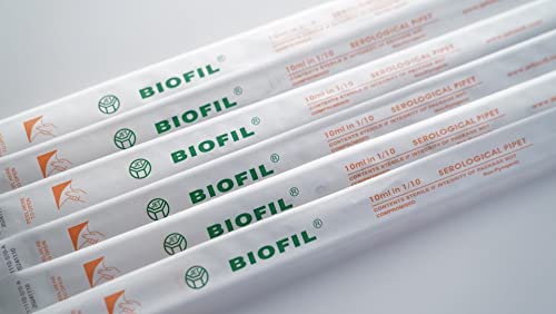 Jet Biofil Disposable Serological Pipette, Sterile, Individually Wrapped, All Sizes (25 Ml, 50) #TOP6
