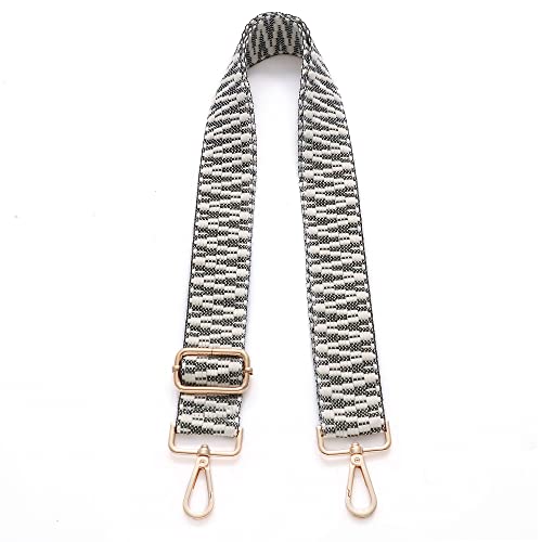 Image of Purse Straps Replacement Wide Crossbody Shoulder Strap for Bags Purse Extender Accessories Guitar Straps, Gold Buckle-14, inch, Modern