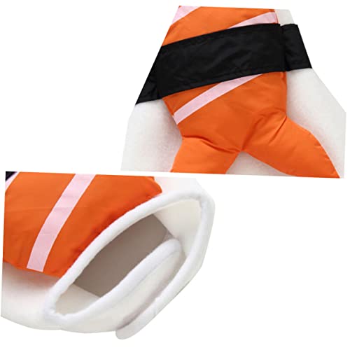 Disfraz Halloween para Perro Talla L Color Naranja miniatura 7