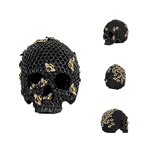 VBFCXWR Beehive Skull - Realistic Halloween Skull Honeycomb Shape Design,Halloween Skull Statues Home Decor -Beehive Skull, Very Suitable Family Table Decoration