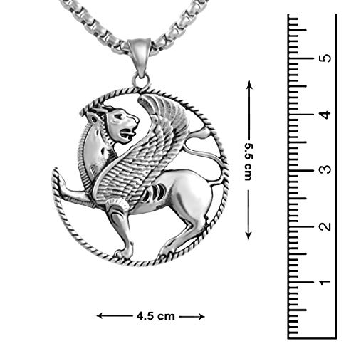 Image of Nakabh Premium Personality Stainless Steel Chain Pendant Locket