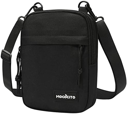 MOCOCITO Shoulder Bag For Men Messenger Bag Men's Travel Crossbody Phone Bag Men's Small Side Bag Unisex Casual Handbag for Working Shopping