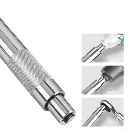 Extensor automático de llave para aflojar tornillos difíciles en motores con espacio reducido 7