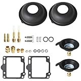 Carburetor Carb Repair Rebuild Kit 2-Piece Fit for Yamaha Virago XV 750 1988-1997