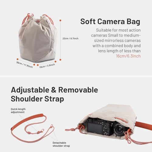 PGYTECH-OneGo-Drawstring-Small-Camera-Bag-Soft-Cute-Camera-Pouch-Handbag-compatible-with-Mirrorless-CamerasNikonCanonSonyFuji-Camera-Case