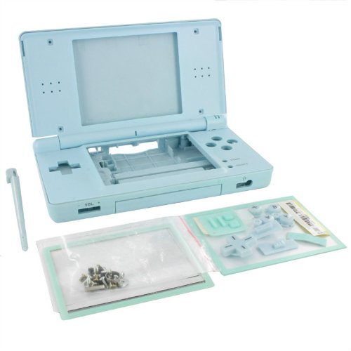 eForBuddy Full Replacement Housing Case with Screws for Nintendo DS Lite, Light Blue