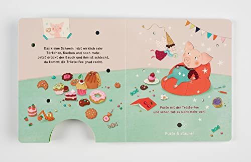 Mein Puste-Licht-Buch: Die kleine Tröste-Fee: Tröste alle Tiere, Mitmachbuch mit Puste-Licht und LED-Lämpchen