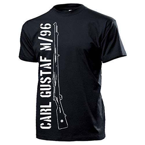 Fusil 96 de gevär Suède T-Shirt Carl Gustav M Style Militaire sans Décoloration