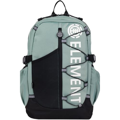 Concept One Element Backpack, Vertical Logo Skate Pack, Multi-compartment Storage, Reflective Bungee Cord