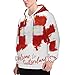 Felpa da uomo con cappuccio in pile con bandiera della Svizzera con cappuccio casual Pullover Felpa classica con tasca Kanga, Nero , XXL