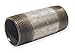 Beck 4" x 12" Galvanized Steel Nipple, Pipe Schedule 40