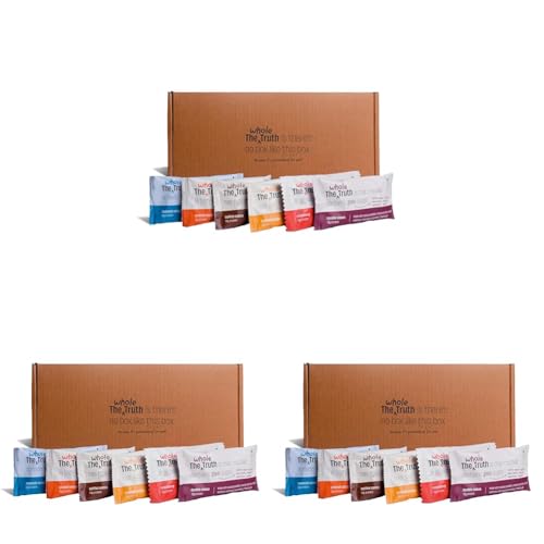 Image of The Whole Truth - Protein Bars | SUPER SAVER PACK | Pack of 36 x 52g each | Nutritional Healthy Snacks | No Gluten | No Artificial Sweeteners | No Preservatives | All Natural Ingredients