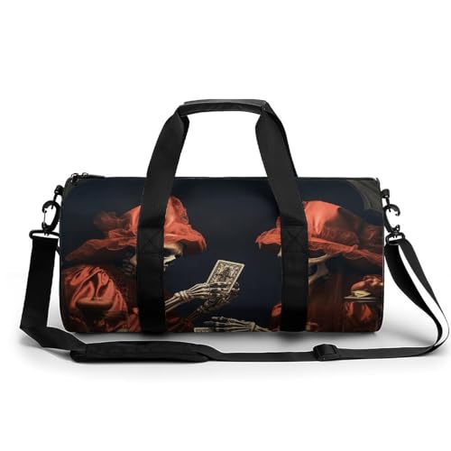Sac de voyage grande capacité en toile sac fourre-tout mixte blanc 45cm
