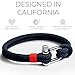 Elegatto Alchor Premium Rope Bracelet for Men | Nylon Marine Cord with Silver Polished Stainless Steel Shackle Closure | Waterproof and Fade-Resistant | Men’s Designer Bracelets | Navy Large