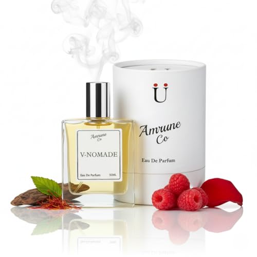 Image of V Nomade Luxury Men's Eau De Parfum | Amber Oud Smoky Scent | Strong & Long Lasting 50ml Perfume Spray for Gifting