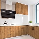 Hode Self Adhesive Wallpaper 40cm X 10m Wood Grain Brown Paper Sticky Back Plastic Roll Peel and Stick Waterproof Removable Vinyl Film for Furniture Bedroom Kitchen Wall - Image 7