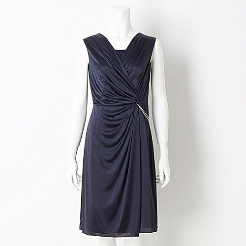 Amazon Co Jp インディヴィ カラーフォーマル Indivi パーティ対応 フォーマル ドレス 結婚式 お呼ばれ パーティ セレモニー 二次会 ワンピース ネイビー 38 M 服 ファッション小物