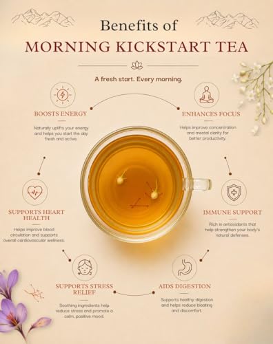 Image of Himalayan Firefly Ashwagandha And Moringa Herbal Tea Monthly Pack | Loose Leaf Herbal Blend With Botanical Ingredients | Daily Beverage Infusion For Home Office Brewing | Plant Based Drink | 100g