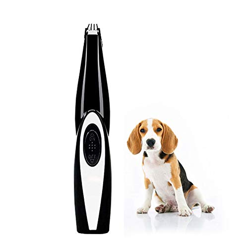 Goglor - Cortapelos para perros, profesional, recargable por USB, inalámbrica, de bajo ruido, eléctrico pequeño perro, kit para cortar el pelo alrededor de las patas, ojos, cara, volantes