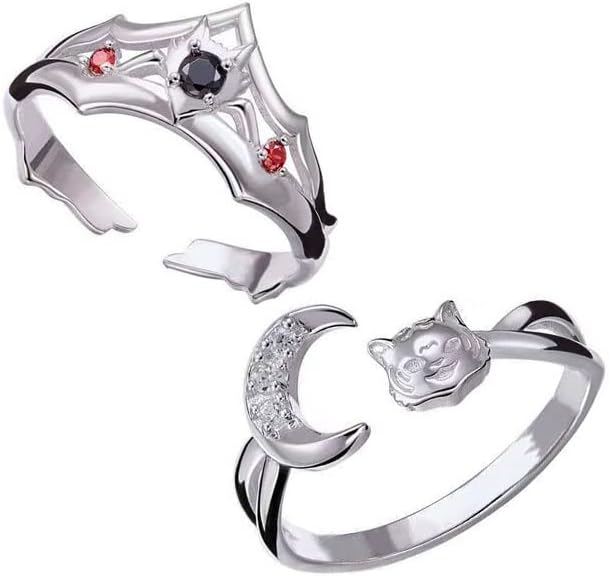 Amazon.com: Ealipoi Bungo Stray Dogs Rings Couple Cosplay Nakajima ...