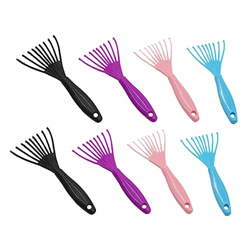 SOESFOUFU Detangler Brush Comb Cleaner Tool Set Scalp Build up Remover Hair Remover Random Color