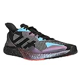 Adidas X9000L3 Mens Shoes, Black/Blue/Grey/Purple, 9