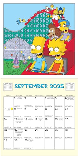The Simpsons 2025 Wall Calendar